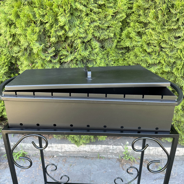 Универсальна кришка Mzavod для мангалу на 9 шампурів