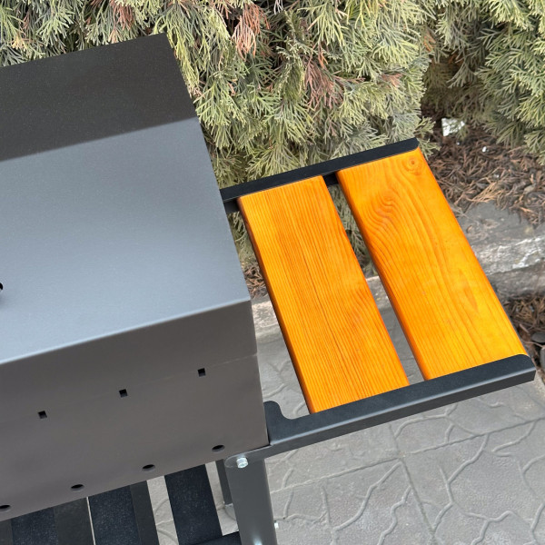 Мангал-барбекю Mzavod Геліос на 12 шампурів 4мм