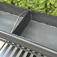 Мангал Mzavod Гефест на 15 шампурів 3мм на дровниці