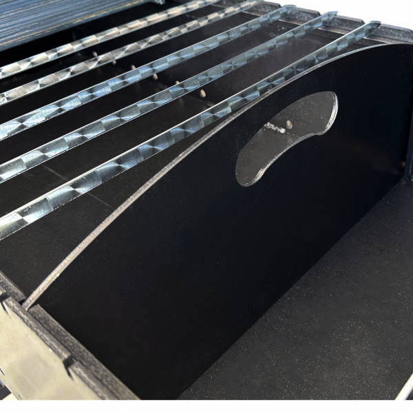 Мангал Mzavod Кратос на 22 шампури 5мм з витяжкою