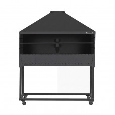 Мангал Mzavod Кратос на 22 шампури 5мм з витяжкою