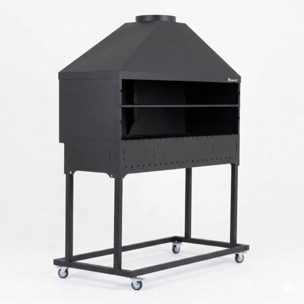 Мангал Mzavod Кратос на 22 шампури 5мм з витяжкою