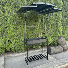 Мангал Mzavod Зевс на 12 шампурів 4мм з дахом