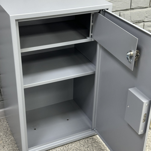 Офісний сейф СБЕ-720 сірий