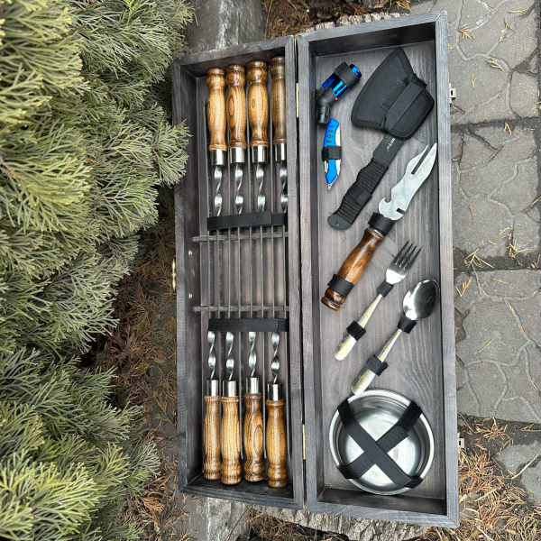 Подарунковий набір Mzavod Гетьман темна текстура