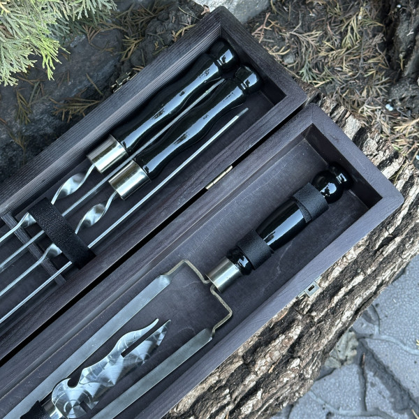 Подарунковий набір Mzavod ШашлиКейс чорний