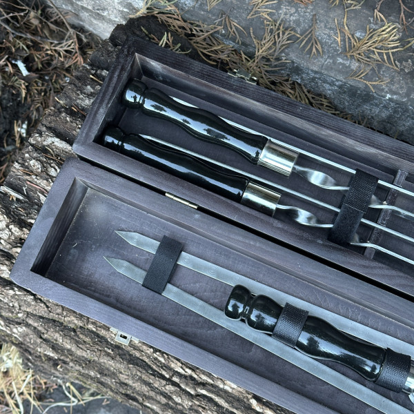 Подарунковий набір Mzavod ШашлиКейс чорний