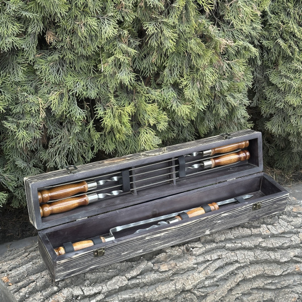 Подарунковий набір Mzavod ШашлиКейс темна текстура