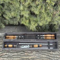 Подарунковий набір Mzavod ШашлиКейс темна текстура