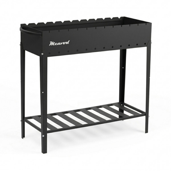 Полиця-дровник Mzavod для мангалу Еней на 12 шампурів