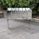 Розбірний мангал Mzavod Фенікс із нержавіючої сталі на 6 шампурів 2мм