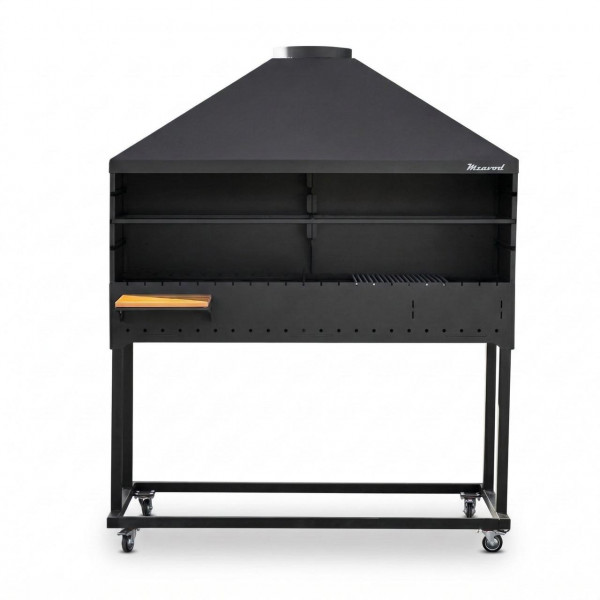 Бічна полиця Mzavod для мангалу Кратос світле дерево