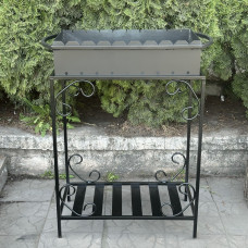 Мангал Mzavod Гефест на 9 шампурів 3мм на дровниці