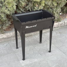 Мангал Mzavod Тесей на 6 шампурів 3мм на ніжках