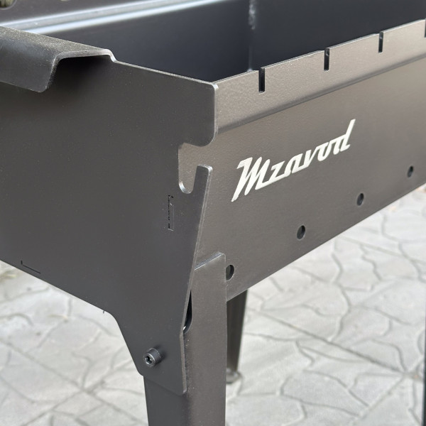 Мангал Mzavod Тесей на 6 шампурів 3мм на ніжках