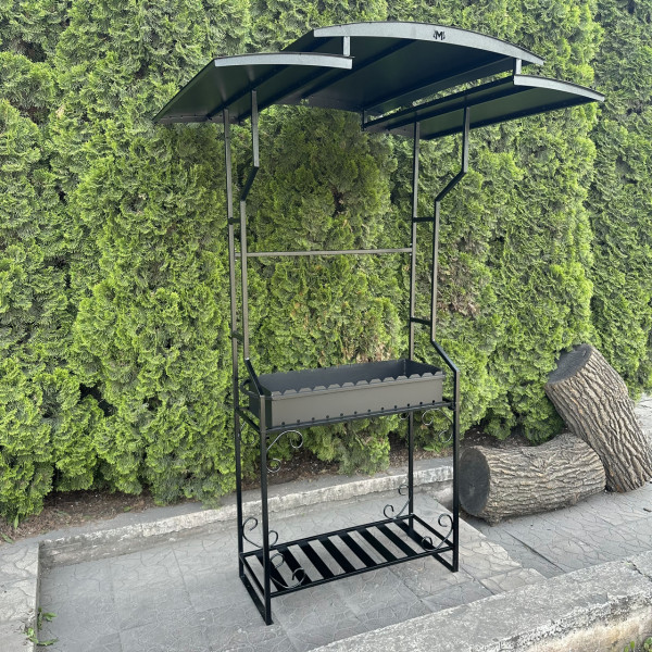 Мангал Mzavod Зевс на 12 шампурів 3мм з дахом