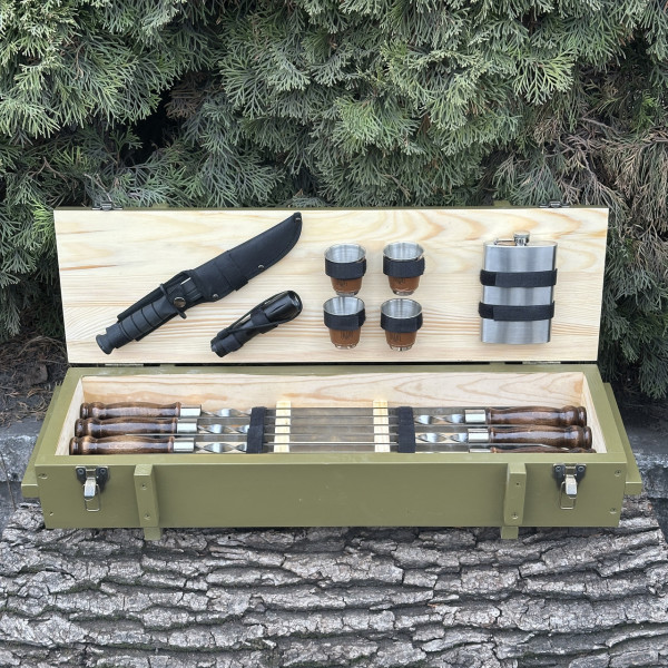 Подарунковий набір Mzavod Мілітарі оливковий