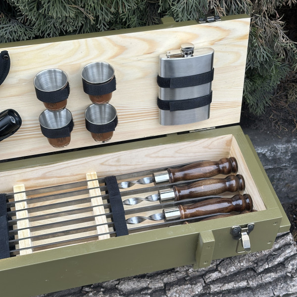 Подарунковий набір Mzavod Мілітарі оливковий