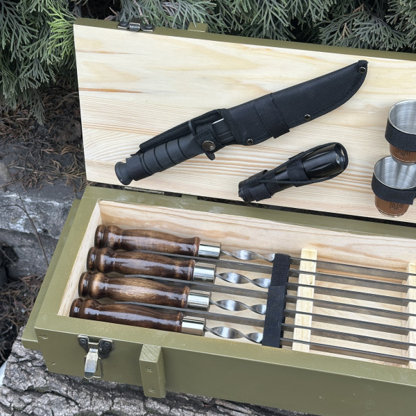 Подарунковий набір Mzavod Мілітарі оливковий