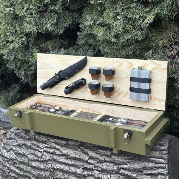 Подарунковий набір Mzavod Мілітарі оливковий