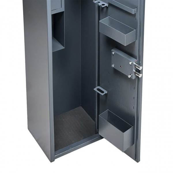 Сейф збройовий ШОС-1000, антрацитово-сірий