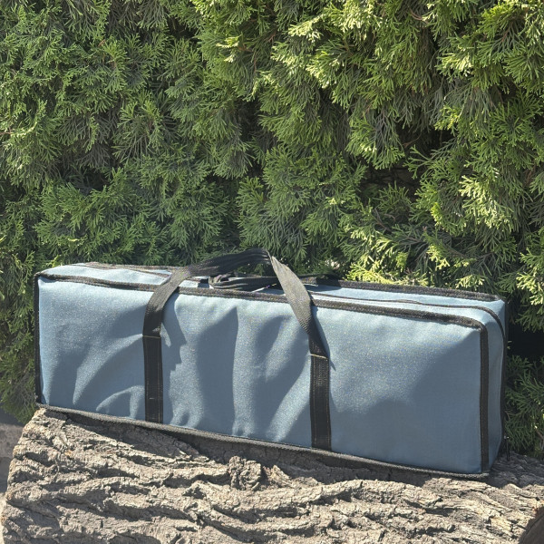 Чохол-сумка для подарункового набору шампурів середній сірий