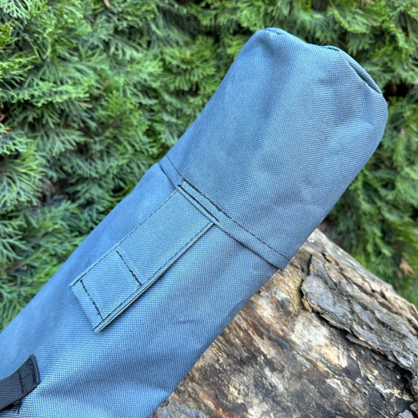 Чохол-тубус Mzavod із клапаном на липучці на 10 шампурів сірий