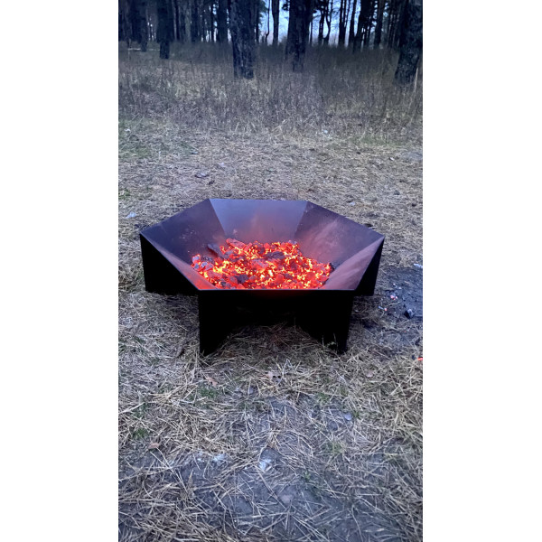 Кострова чаша Mzavod Аура 100х100х30см 4мм