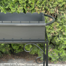 Мангал Mzavod Гефест на 15 шампурів 4мм на дровниці