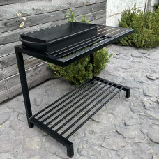 Мангал Mzavod Локі на 9 шампурів 4мм в стилі LOFT