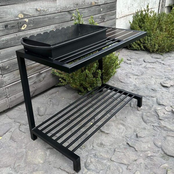 Мангал Mzavod Локі на 9 шампурів 4мм в стилі LOFT