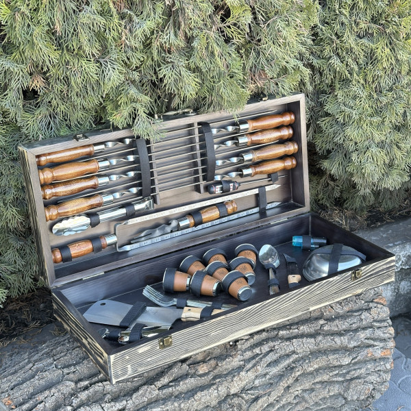 Подарунковий набір Mzavod Магнат темна текстура