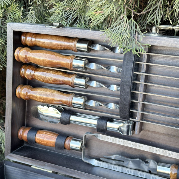 Подарунковий набір Mzavod Магнат темна текстура