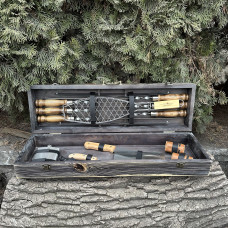 Подарунковий набір Mzavod Майстер BBQ темна текстура