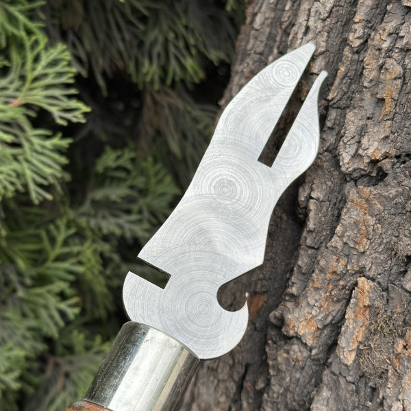 Вилка Mzavod з дерев'яною ручкою для зняття м'яса 280х3мм ретро