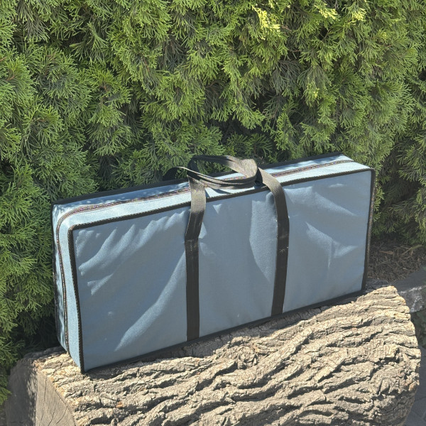 Чохол-сумка для подарункового набору шампурів великий сірий