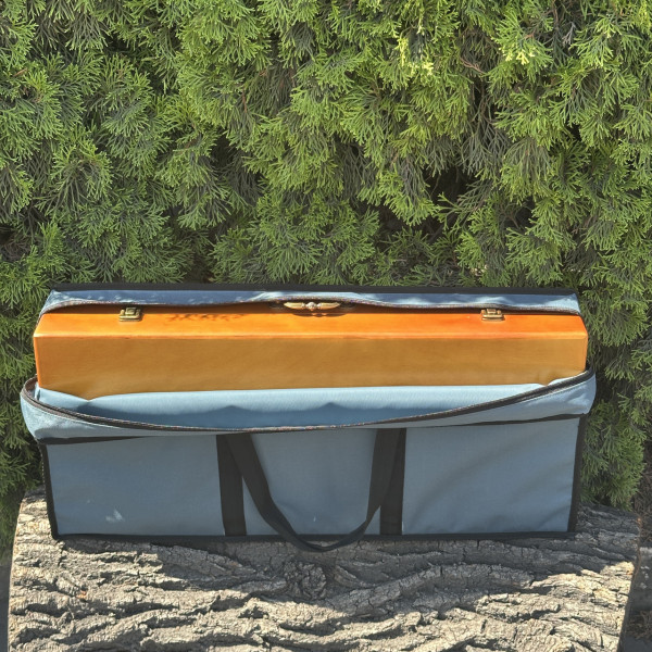 Чохол-сумка для подарункового набору шампурів великий сірий