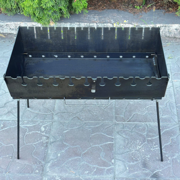 Мангал-валіза Mzavod Пегас на 10 шампурів 3мм