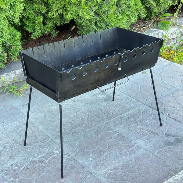 Мангал-валіза Mzavod Пегас на 10 шампурів 3мм