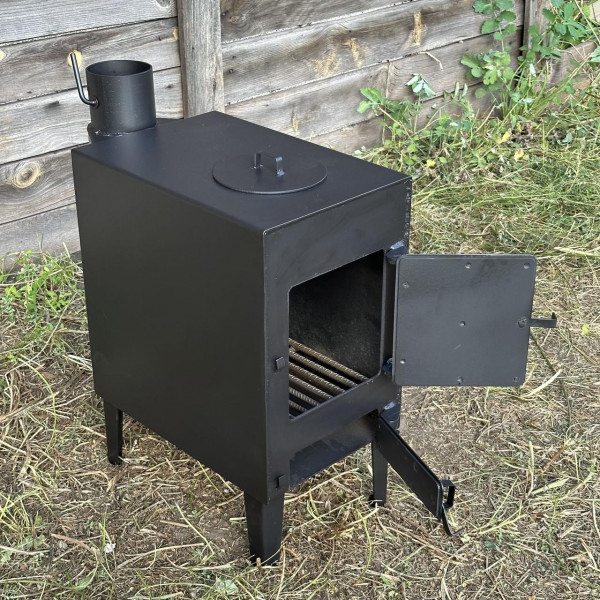 Піч-буржуйка 3мм з варильною поверхнею