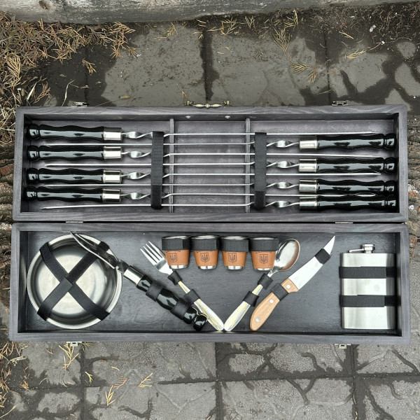 Подарунковий набір Mzavod Осавул чорний