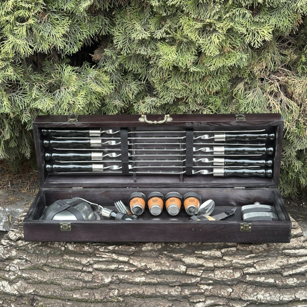 Подарунковий набір Mzavod Осавул чорний