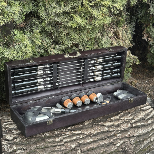 Подарунковий набір Mzavod Осавул чорний