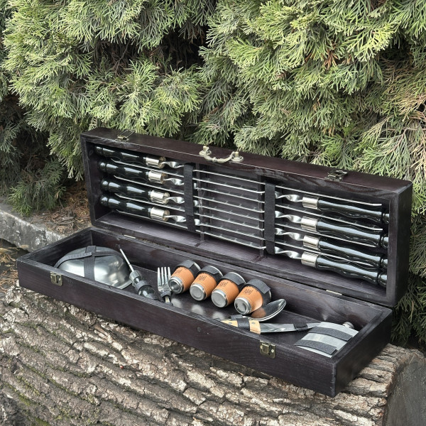 Подарунковий набір Mzavod Осавул чорний