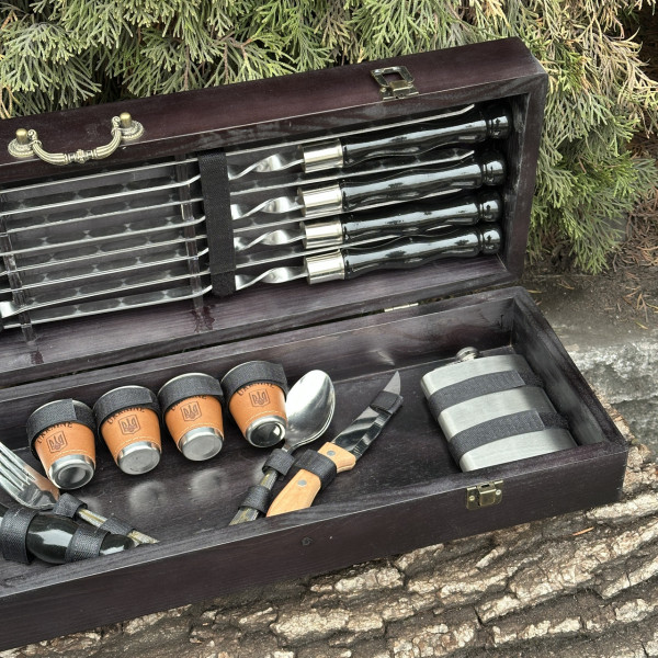 Подарунковий набір Mzavod Осавул чорний