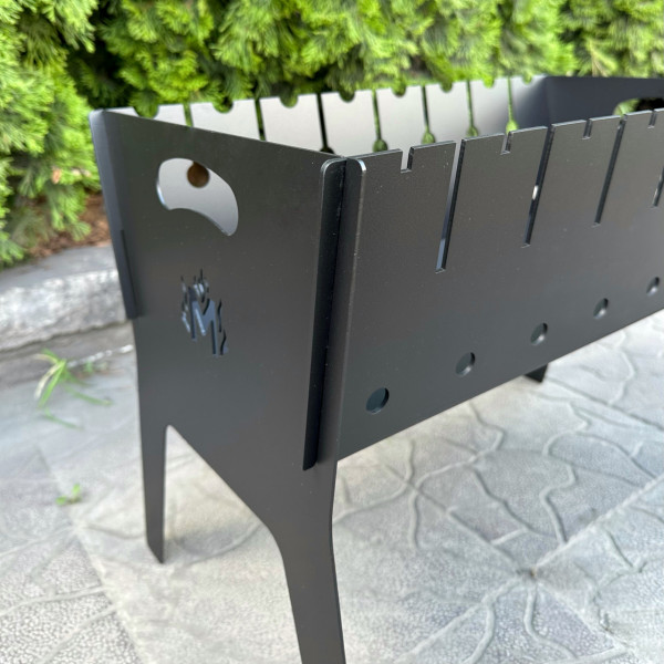 Розбірний мангал Mzavod Фенікс на 8 шампурів 2мм