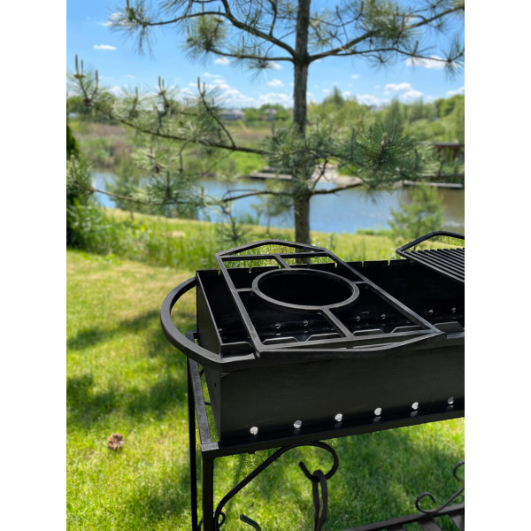 Універсальна підставка під казан Mzavod для мангалу 510х270мм