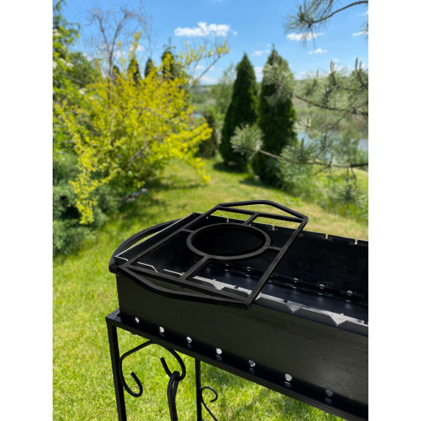 Універсальна підставка під казан Mzavod для мангалу 510х270мм