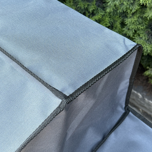 Чохол Mzavod для мангалу-барбекю Геліос на 12 шампурів сірий