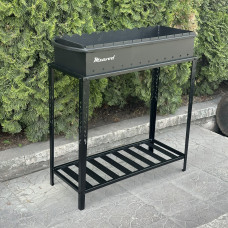 Мангал Mzavod Прометей на 12 шампурів 4мм на дровниці